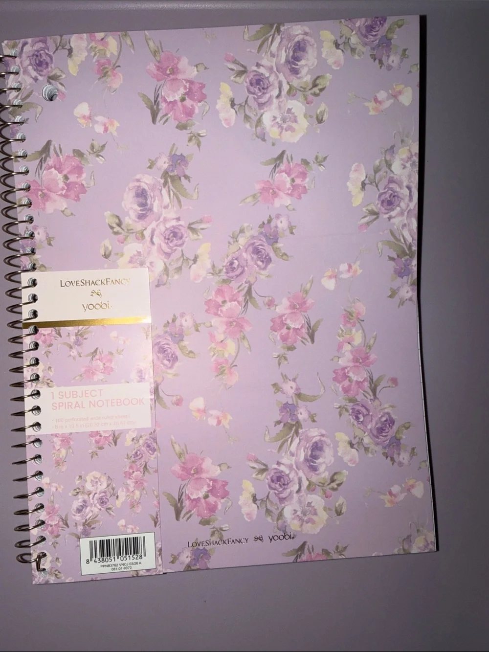 Yoobi X Loveshackfancy Notebooks